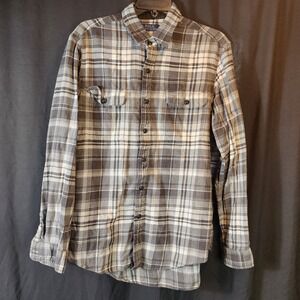 Polo Ralph Lauren Men's Classic Fit‎ Plaid Flannel Long Sleeve Button Up Shirt L
